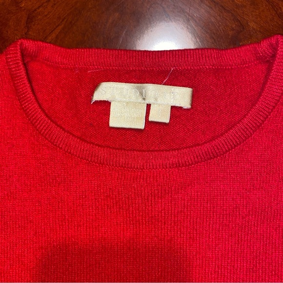 Women's Red Sweater Cashmere Excellent Quality - Picture 3 of 7